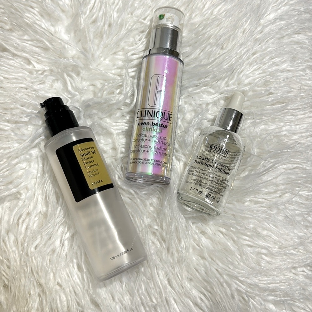 Used Sephora Lot Bestselling Dark Spot Corrective Serum (Cosrx,Clinique,Kiehl’s)